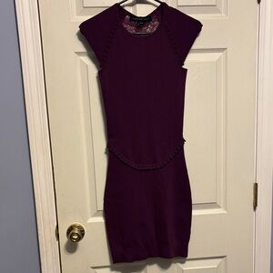 Purple Bodycon Dress